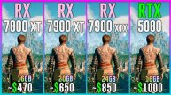 RX 7800 XT vs RX 7900 XT vs RX 7900 XTX vs RTX 5080 - Test in 25 Games