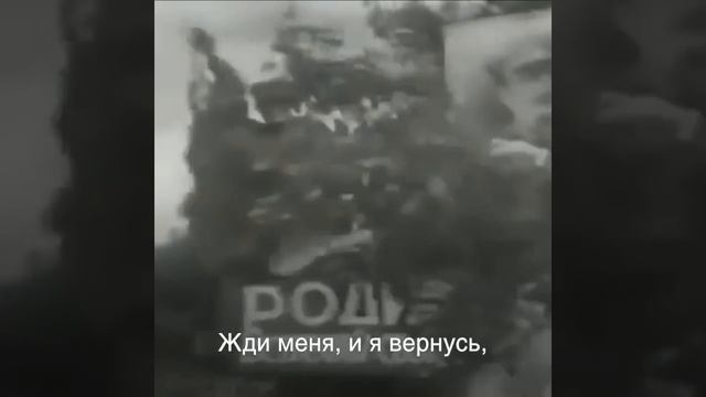 Стихотворение жди меня