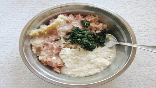 Котлеты с овсяными хлопьями и шпинатом