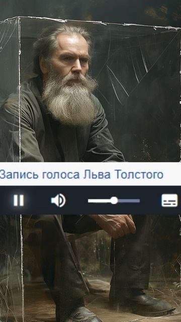 Лев Николаевич Толстой (Запись голоса).1908 год . Обращен