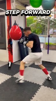 FINTA de PIERNAS 🦵 💣🥊 #boxing #aprendeboxeo #entrenamientodeboxeo #box