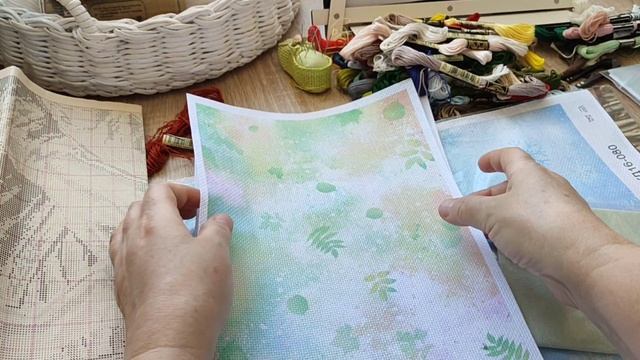 недельный старт вязаных и вышивальных работ
