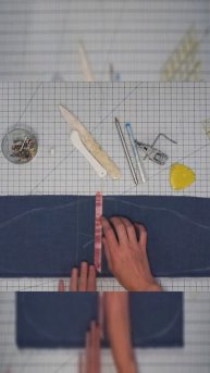 Как я наношу временные линии на ткань с помощью неожиданного подручного инструмента