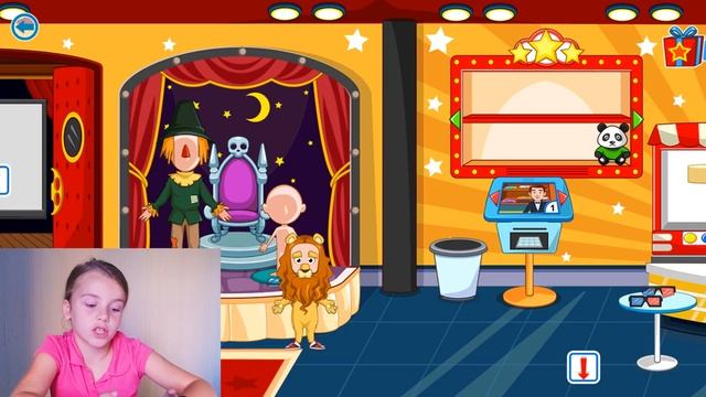 Family Play TV -  МАЙ ТАУН ИГРА Игровое видео для детей Мультик ПРО КИНОТЕАТР детская игра My Town