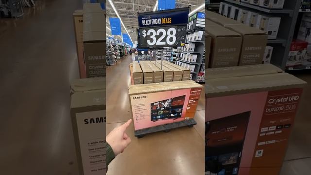 Черная пятница в США: Скидки на телевизоры в Walmart!”#BlackF