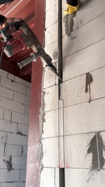 Create a cable route in the wall #shorts