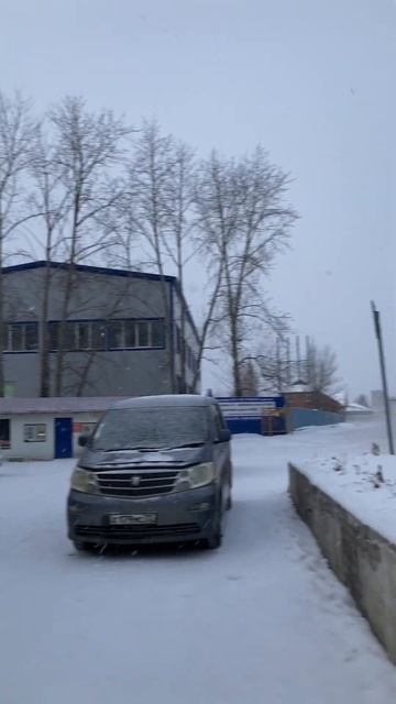 Двухдневный снегопад в посёлке. Погода классная, моро?