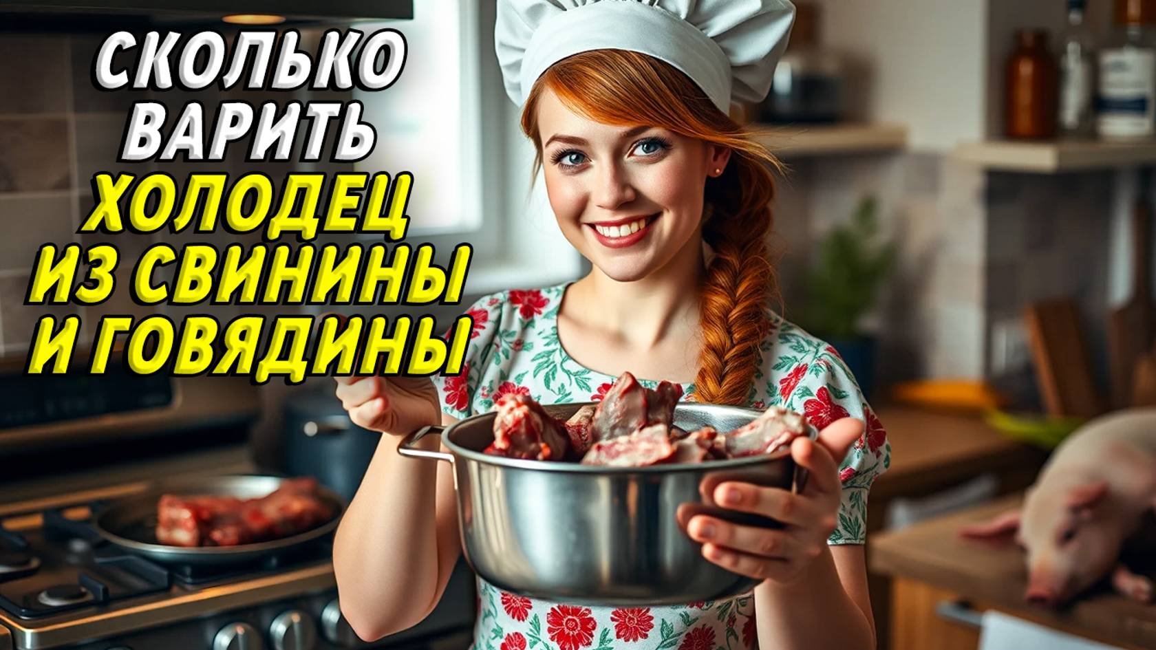 Сколько варить холодец из свинины и говядины