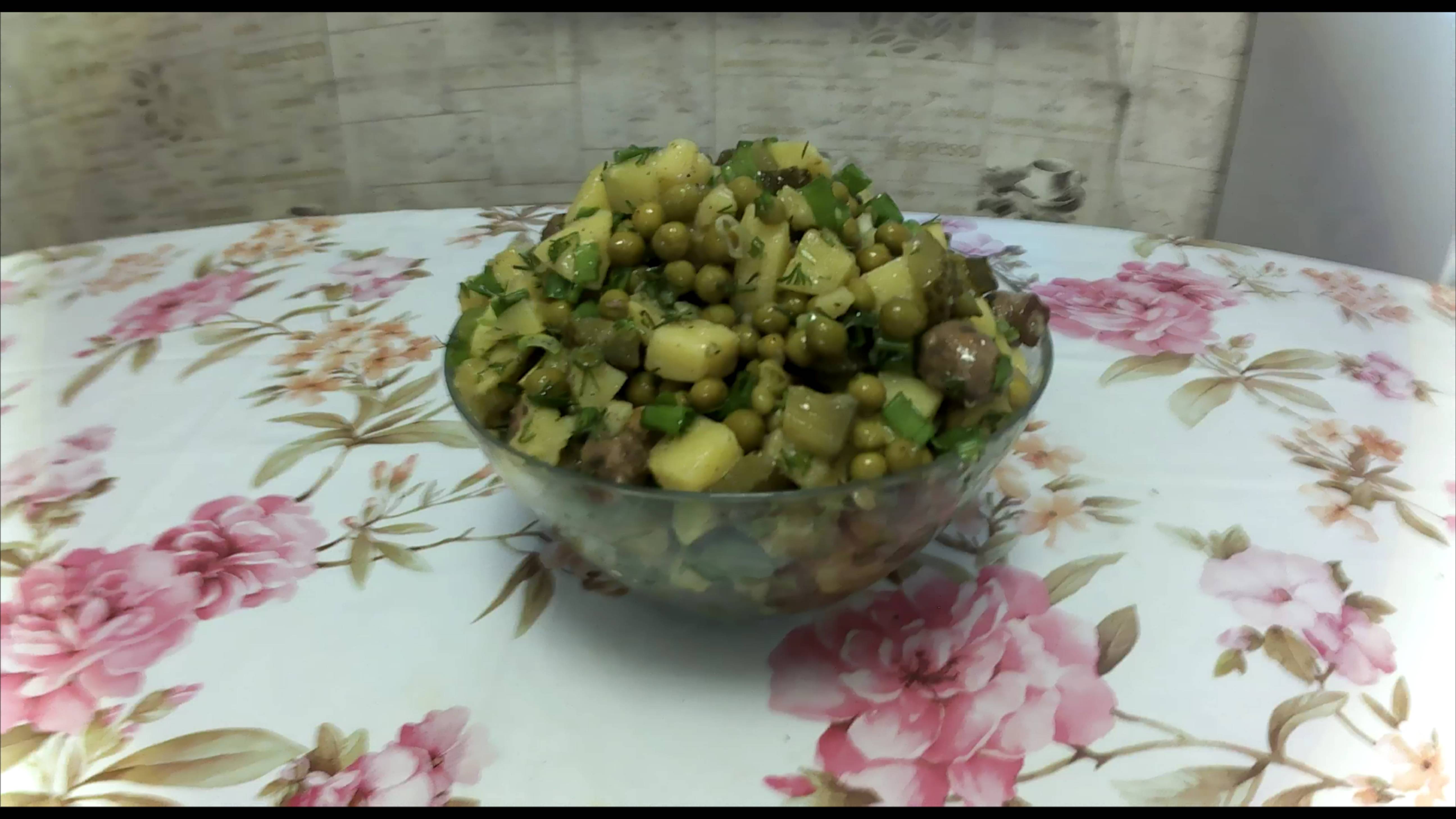 Вкусный салатик  простой рецепт