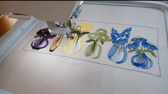 Вышивка на Janome Memory Craft 550E