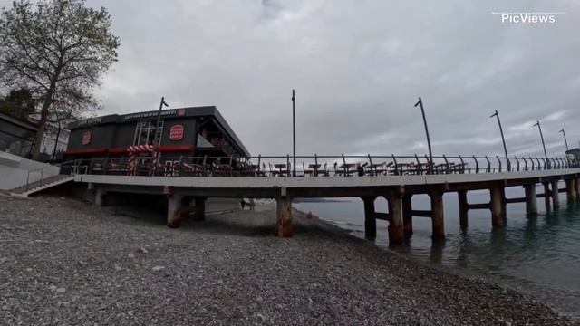 Лазаревское Сочи сегодня 12 мая 2025. Обстановка на пляже, курорт, море и погода