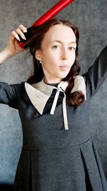 Шью шелковые ленты для кудряшек. Ободок для локонов