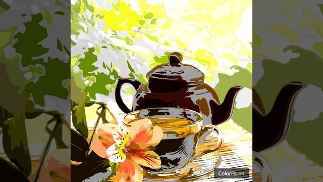 Чайник и чашка