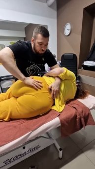 Боль в спине. Вес неважен, главное техника #мануальная?