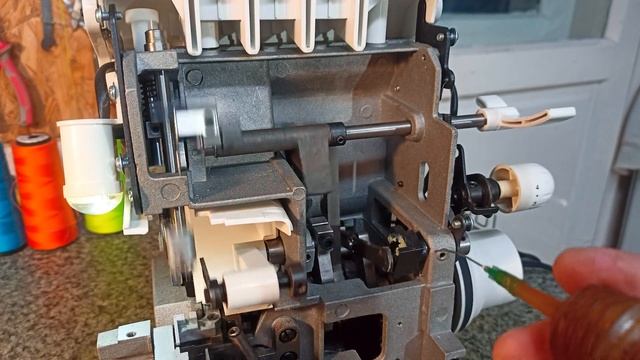 SilverCrest 90A1 змазка оверлока