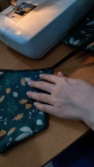 От идеи до результата - кусок ткани и швейная машинка. #