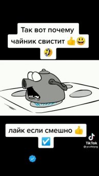 Вот пачему чайник свистит у него жопа гарид лайк если ?