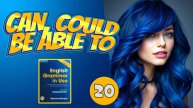 Тренажёр по учебнику синий Мёрфи / CAN, COULD, BE ABLE TO #20