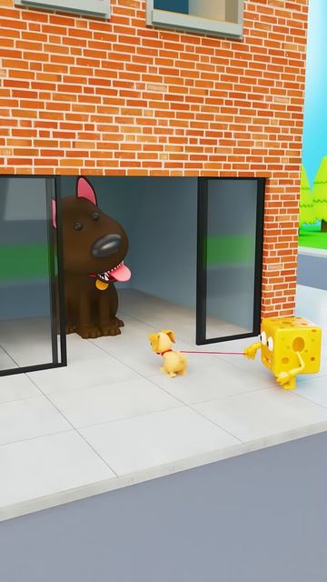 Cheesy’s Brave Little Pup… or Not! 🐶😂
