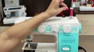 Janome HD1019. Намотка нити на шпульку