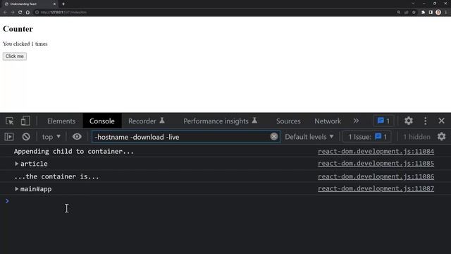 019. React DOM Updates