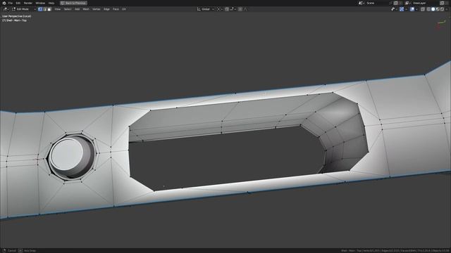 22.7 - Middle Compartment Cutout