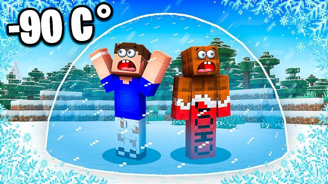 НЕЛЬЗЯ ПОКИНУТЬ КУПОЛ Сможем Ли ВЫЖИТЬ! Minecraft ВЛАДУС