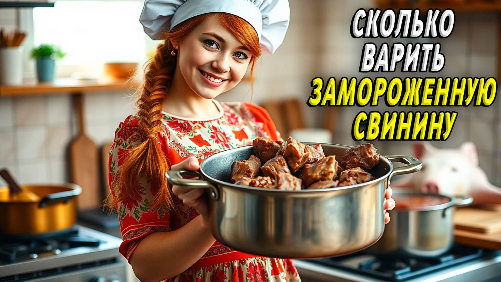 Сколько варить замороженную свинину
