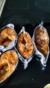 Форель, тунец в духовке!