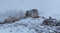 Поэтапный демонтаж здания цеха с использованием ГДШ.