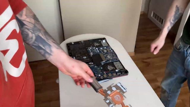 замена термопасты "Обслуживание" ASUS TUF Gaming F15 FX506LHB  i5-10300