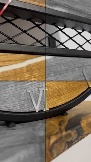 Часы LOFT эксклюзив  #wood #instavideo #woodworking #diy #woodwork #handmade #лофт