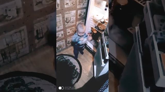 Атака на холодильник🤣🤣🤣 #music #remix #dj #funk #babydevelopmentfrom0to1
