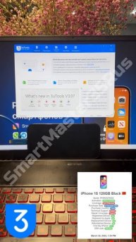 🔓 Разблокировка и удаление iCloud блокировки (после мошенников) на iPhone 15 128Gb Black 🔓