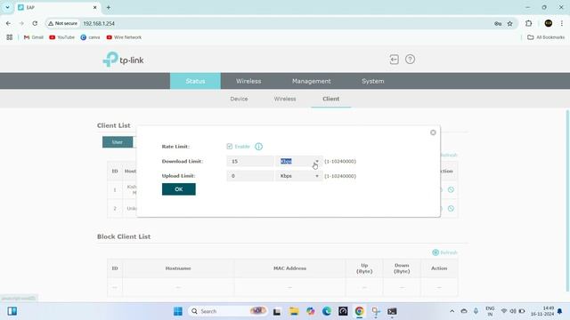 21 How to control bandwidth on a tp link eap access point