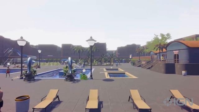 Трейлер Waterpark Simulator (раскрытие)