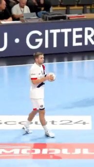 Did he travel? 🤔👣 #håndbold #handball #ehfcl #clm