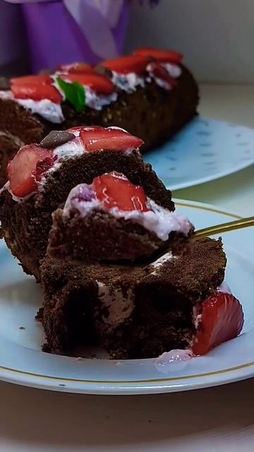 Вкусный домашний Шоколадный рулет   рецепт в коммента?
