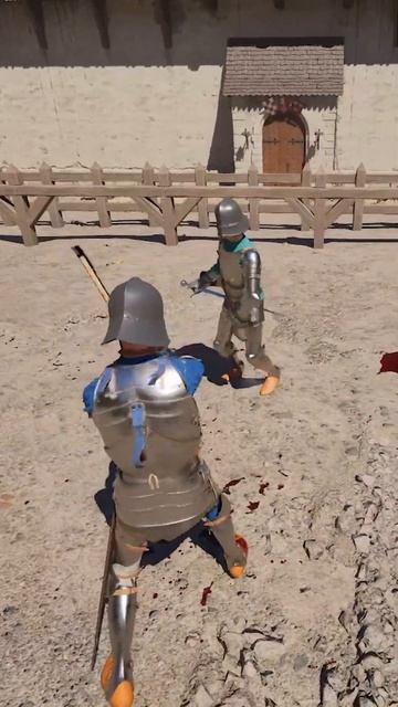 Chopping VS Slicing Axe vs Sword in Halfsword! #halfsword #history #medieval