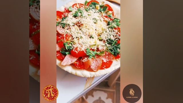 Мини- пицца🍕 Завтрак за 5 минут