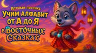 АЛФАВИТ–ВОСТОЧНЫЕ СКАЗКИ | УЧИМ Буквы от А до Я с Волчонком! | Обучающая песенка для детей!