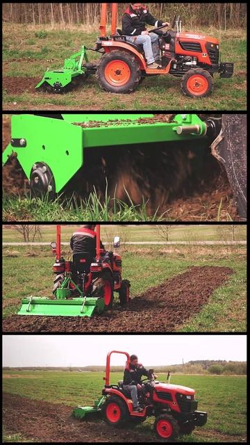 Как по маслу! Кентавр Kubota T-4K с фрезой Флагман ЕКО #сельхозтехника  #трактор