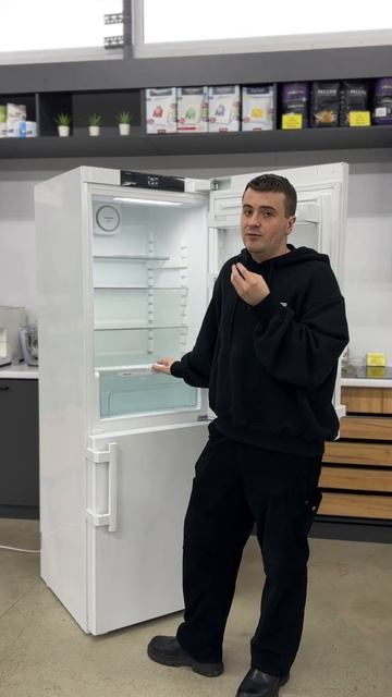 ❄️ Елегантний білий холодильник  – функціональність