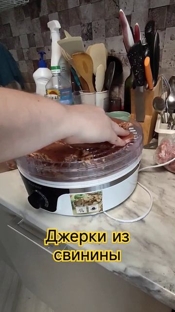 Вкусные джерки из свинины в соусе хойсин #дегидратор #?