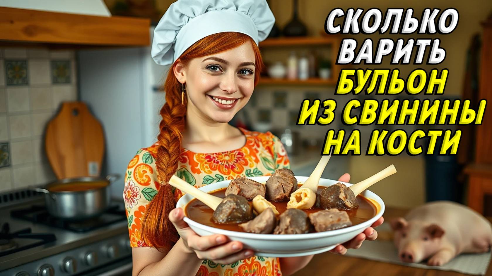Сколько варить бульон из свинины на кости