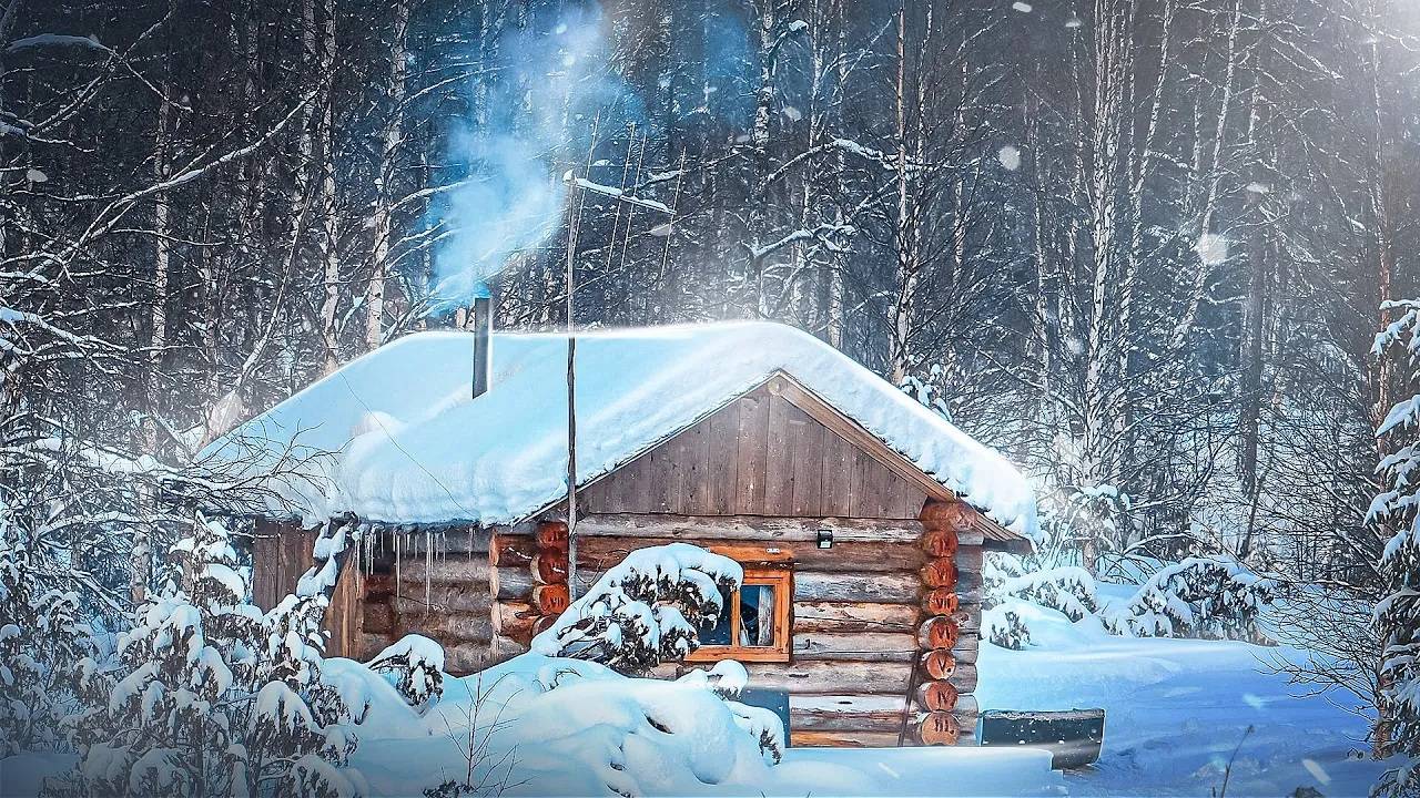 ЖИВУ В ИЗБЕ. ДОБЫВАЮ КУРОПАТОК НА ЕДУ. ЯЙЦА ЗАМЕРЗЛИ. РОСОМАХА.