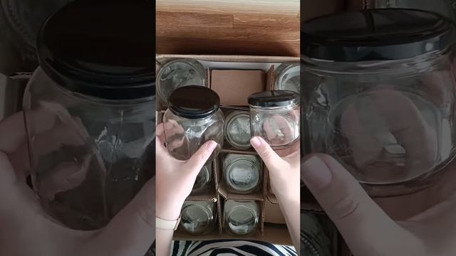 Удобные, разнообразные, стеклянные баночки для хранен