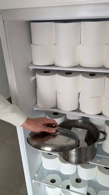 Надо ли ставить туалетную бумагу в холодильник? как эт