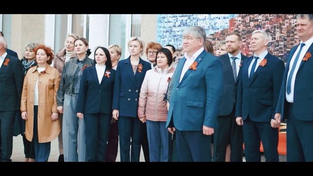 Сотрудники полиции присоединились к акции «Георгиевская лента».