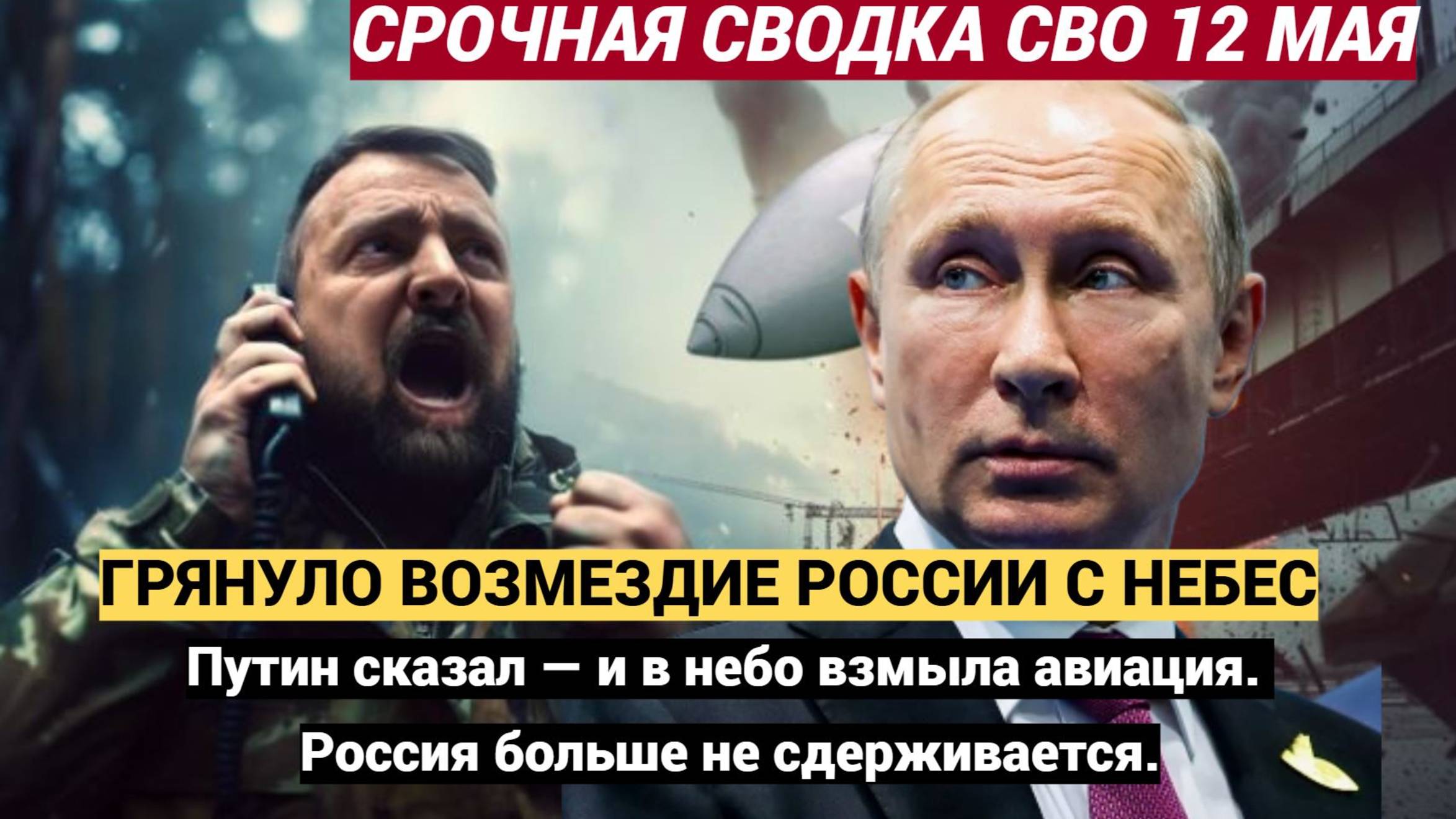 СВОДКА СВО 12 МАРТА Путин сказал — и в небо взмыла авиация. Россия больше не сдерживается.